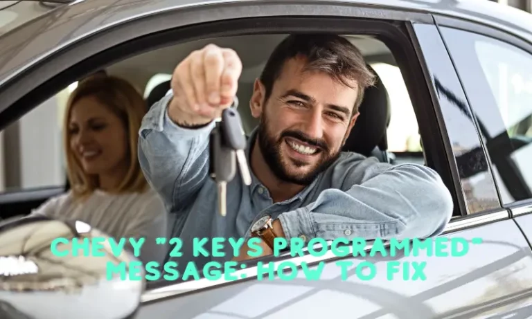 2 Keys Programmed Message