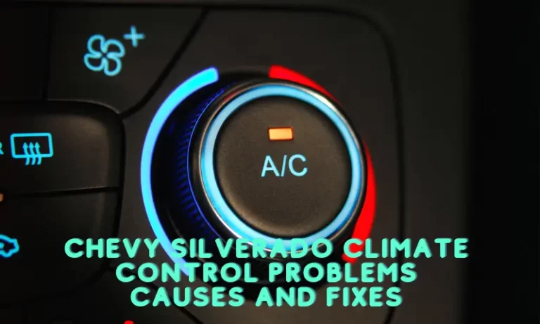 Chevy Silverado Climate Control Problems