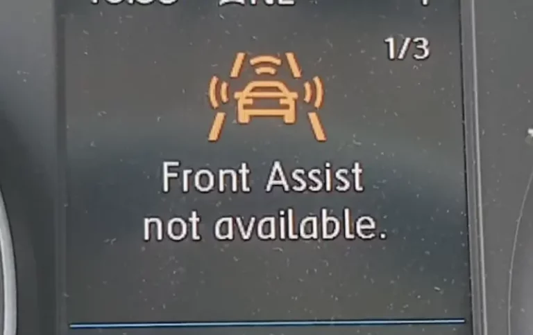 Front Assist Not Available
