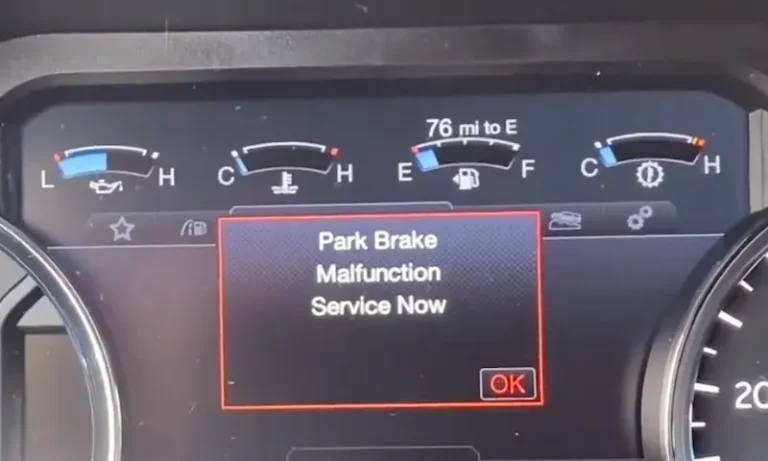 Ford Park Brake Malfunction Service Now